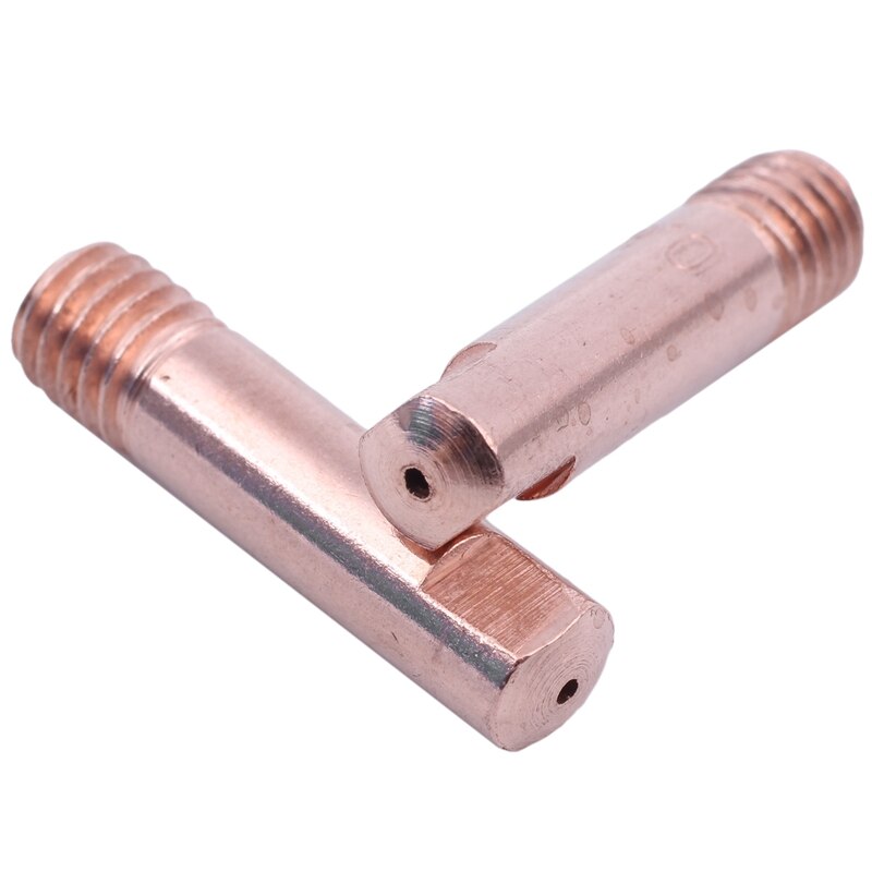 20pcs CO2 Mig Contact Tips 0.8x25mm For MB15 15AK Mig Welding Torch Consumables Accessories