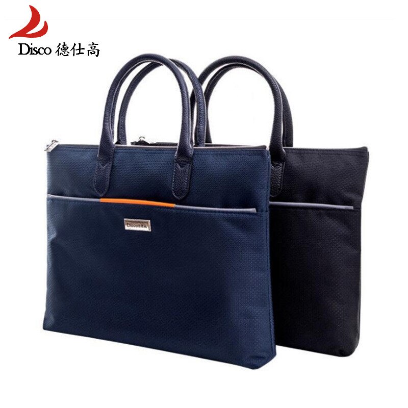 Business Documents Office Zipper Bag Portable Envelope Bag Canvas Briefcase Sac Bandouliere Homme Bolsa Masculina Bag for Men