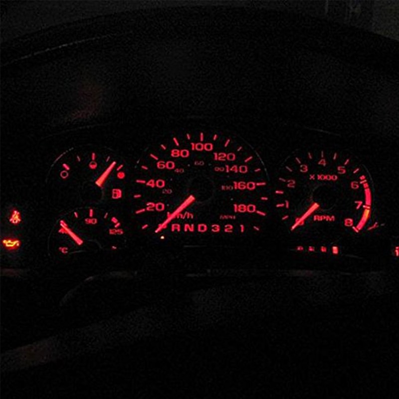 Éclairage LED de tableau de bord pour voiture, 12V 0.5W T5 W2W, B8.5D, 20 couleurs, luminaire pour tableau de bord automatique, blanc/bleu/rouge,
