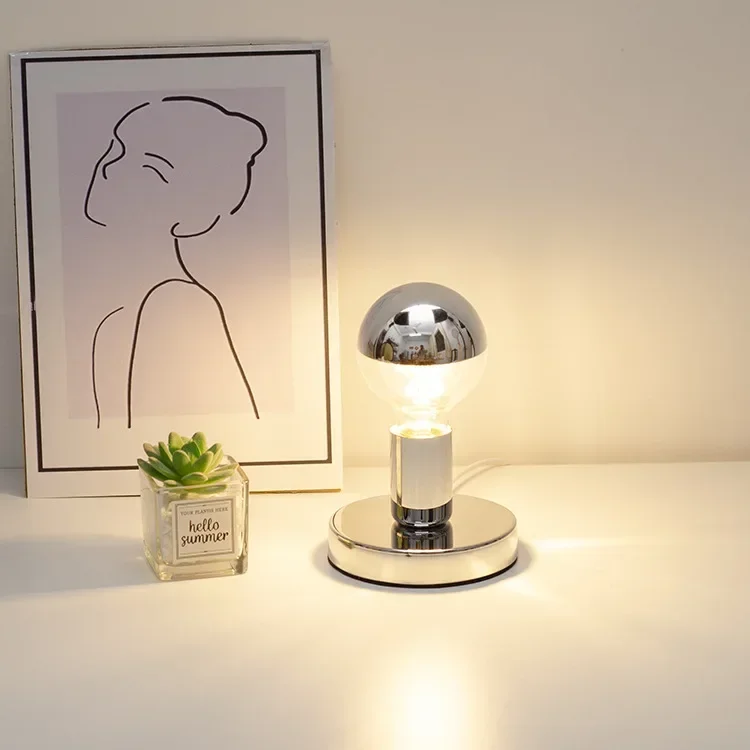 nordisch LED Schreibtisch Lampe für Schlafzimmer Nacht Bar Koreanische eins Stil Tisch Dekor Jahrgang Nachtlicht Bauhaus Lampen Neuheit Beleuchtung: Weiß