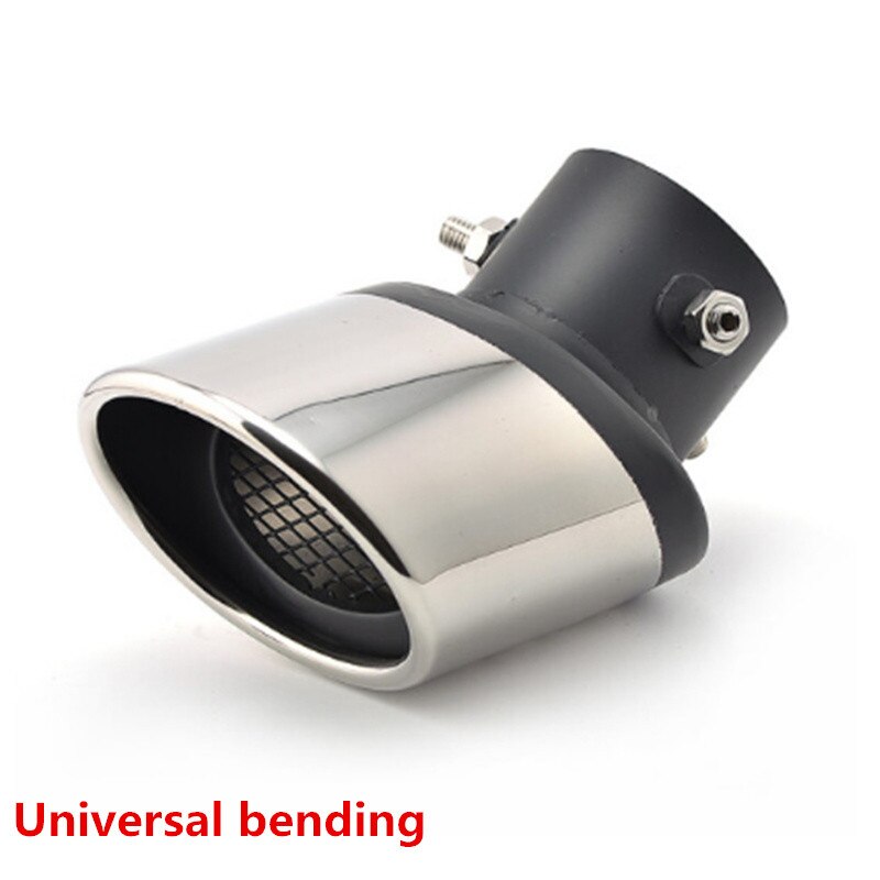 Universal Car Auto Exhaust Pipe Muffler tail pipe outlet nozzle end Accessories For Citroen C1 C2 C3 C4 C5 C6 C8 C4L DS3 DS4 DS5: bending