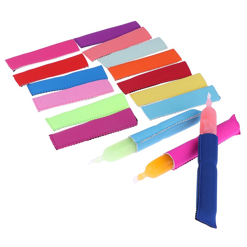 5 stk/sæt ispinde ærme ispinde cover børn anti-kold is cover taske is popsicle is pop fryser holder