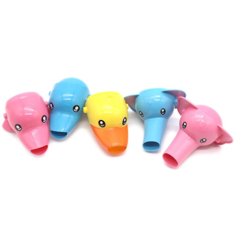 Barn baby barn guide ränna baby tvätt djur-kranförlängare handtvätthjälp barn badhuvud  m4