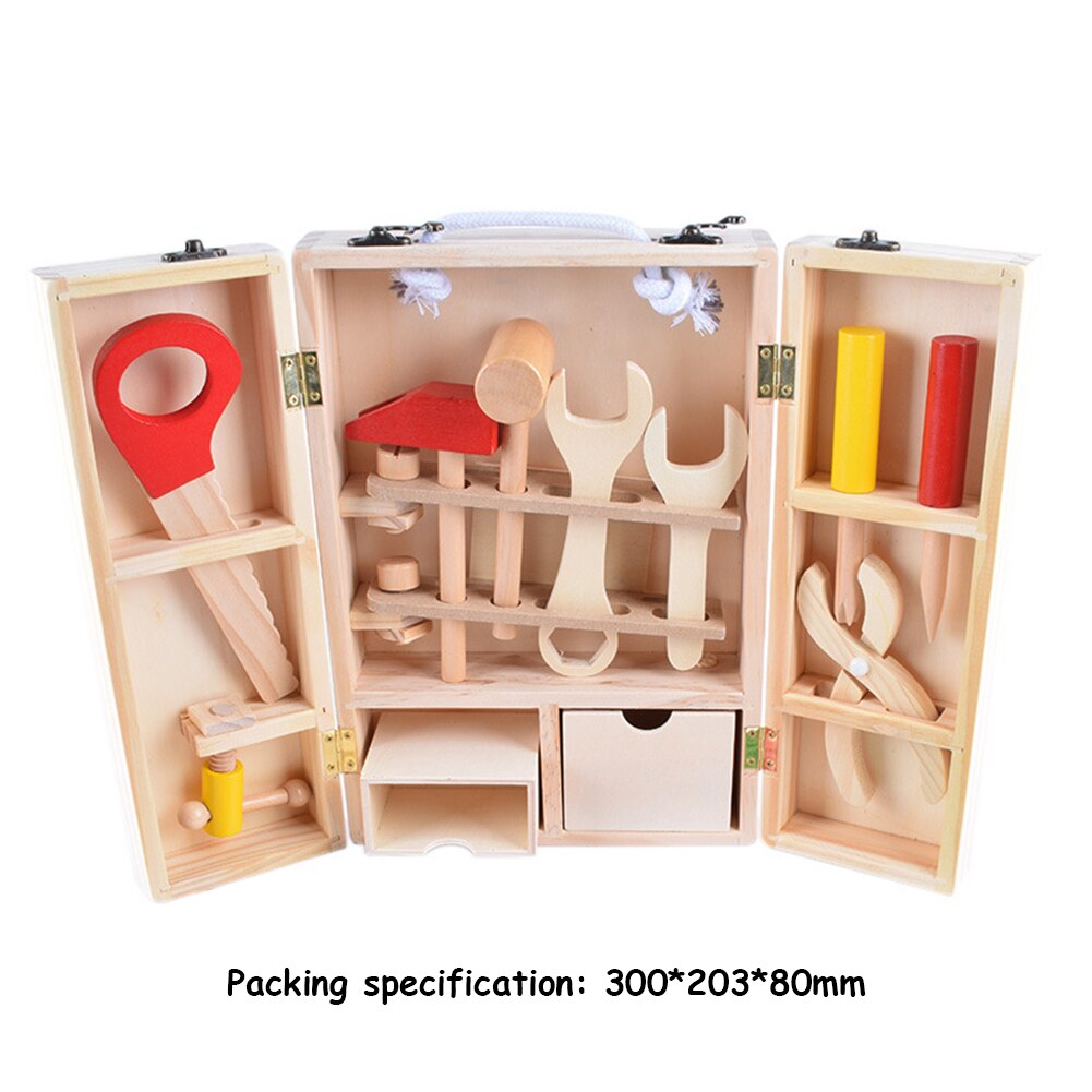 Klassieke Baby Educatief Speelgoed Tool Kit Multi-Functionele Praktische Grappig Kinderen Speelhuis Klassieke Simulatie Toolbox