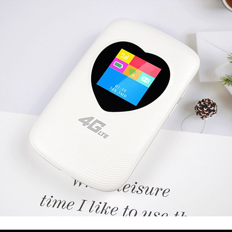 4G Wifi Router Portable Mifi 150Mbps LTE Wifi Mobile Hotspot 4G Wireless Car WiFi Router with Sim Card Slot: Default Title