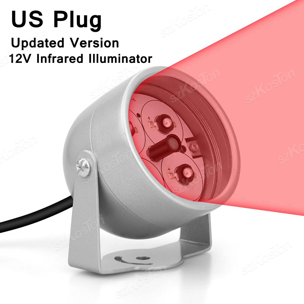 Voor Oculus Quest 2 Accessoires Onzichtbare Infrarood Licht Vr Led Night Verbeteren Hand Tracking Verhogen Gevoeligheid Camera Lamp: US Plug 2