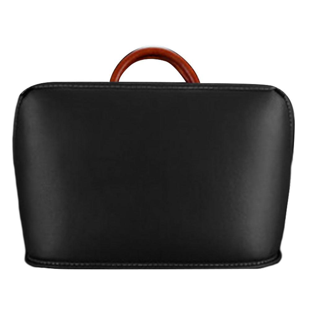 Car Net Pocket Handbag Holder Universal Multifunction Car Organizer Seat Gap Storage Multi-Pocket Leather Interior Accessori: D