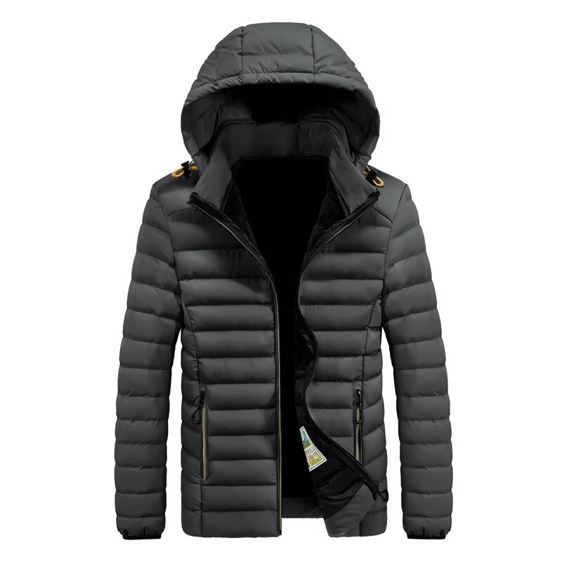 Riinr top warme heren warme winterjas winddicht casual bovenkleding dikke jas heren parka met capuchon parka's heren