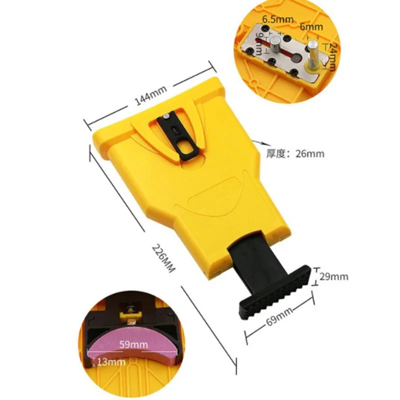 Portable Chainsaw Blade Sharpener Grindstone Saw Chain Sharpener Fast Grinding Sharpening Chainsaw Chain Woodworking tools