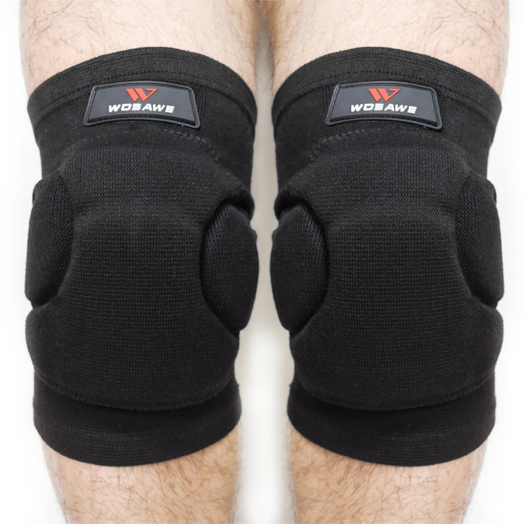 Wosawe motocross skitten sykkel knebeskytter vakt tykkere eva knebeskyttere pustende sport mtb fotball fotball basketball Fitness