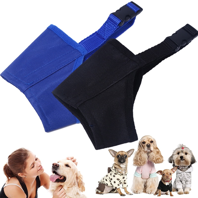 Bozal antiladridos para perros pequeños y grandes, bozales ajustables para mascotas, correas de nailon, accesorios para perros