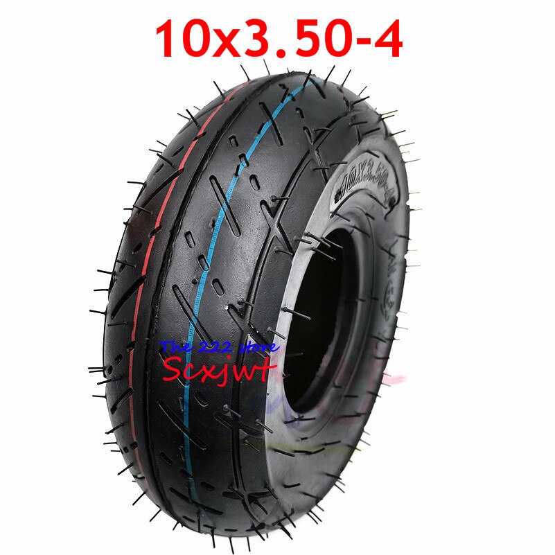 Mini moto osa 10 tuumaa 10 x 350-4 sisä- ja ulkorengas 10 x 3.50-4 putken rengas mini moto 4 tuuman pyörännapaiselle skootterille