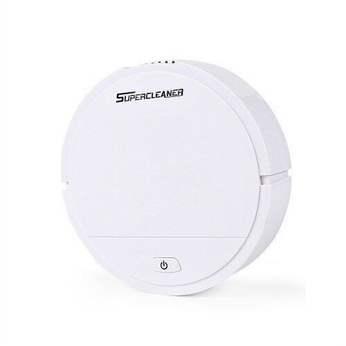 Smart Automatic Sweeping Robot Vacuum Strong Suction Wet Dry Clean Smart Sweeper Floor Mopping Smart Robot Home Appliances: white