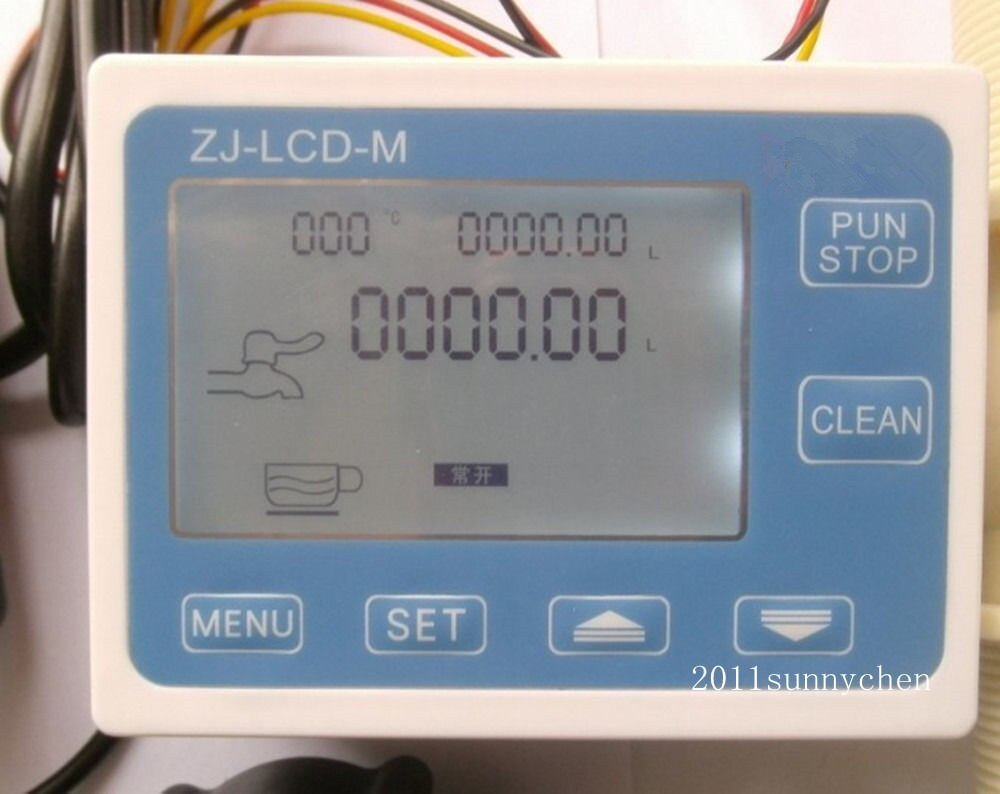 3/4&quot; Water Flow Control LCD Meter + Flow Sensor + Solenoid Valve