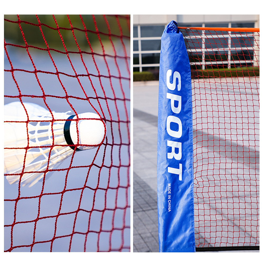 3-6M Portable Standard Badminton Net Badminton Training Square Mesh Tennis Badminton Square Net Shuttlecock Network