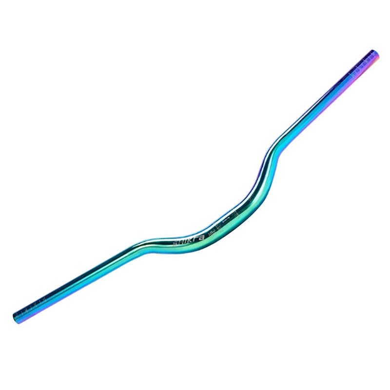 SHIKRA-Manillar de bicicleta de colores, Manillar de bicicleta de montaña, arcoíris, MTB XC FR, 6 grados, 31,8x780mm: Default Title