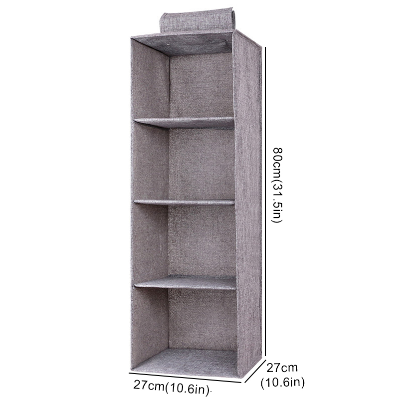 Organizador de gabinete, ropa interior colgante, acabado, armario de almacenamiento, estante de almacenamiento, caja de almacenamiento, cajón: plum