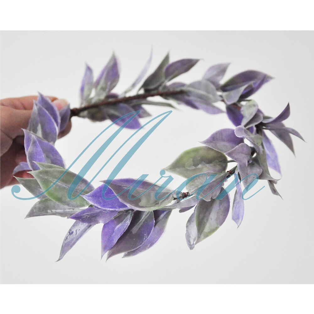 2020Hot Foliage Olive Handmade Shabby Chic Bridal Shower Primitive Rustic Wreath Flower Crown Base Basement