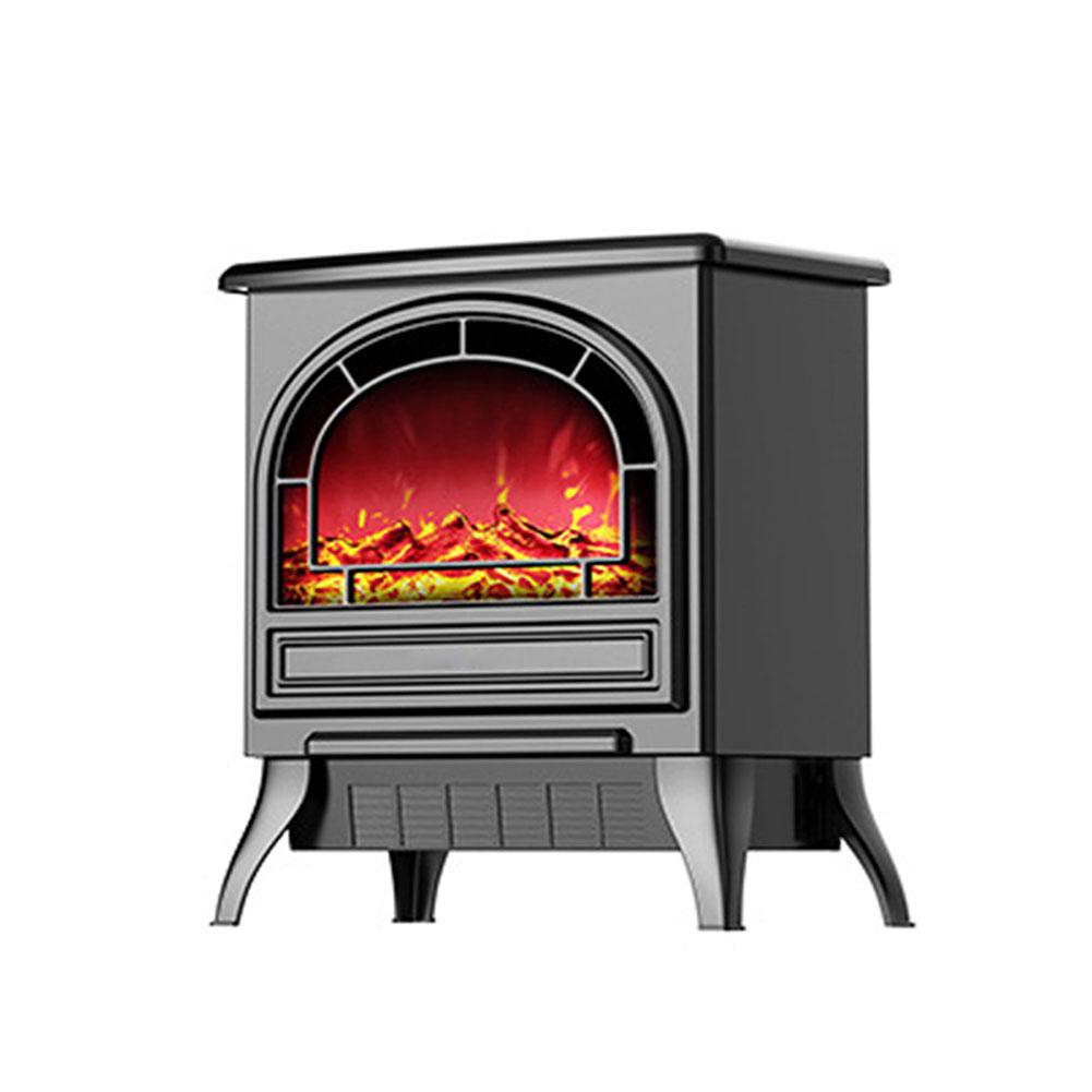 Chimenea eléctrica de 350mm x 222mm x 422mm, 1800W, calentador empotrado móvil para el hogar, simulación de llama 3D: Default Title