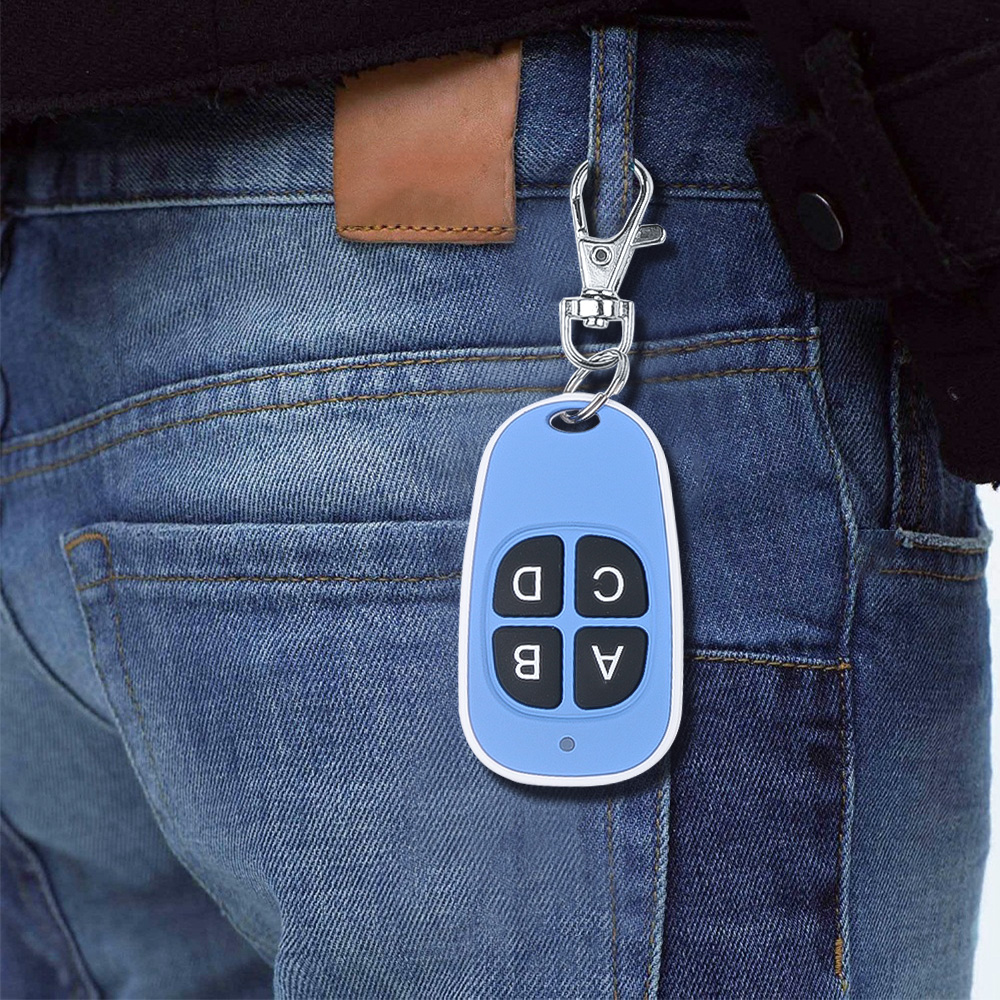 Garage Door 433MHz Remote Control 4 CH Copy Universal Remote Control Cloning Electric Gate Remote Controller Duplicator Keys
