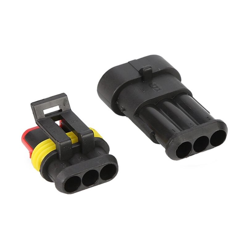 10 Set Car Waterproof Electrical Terminal Wire Connector Plug for Motorcycle Scooter Auto Truck