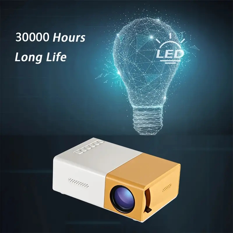 projector for home ultra-high definition bedroom wall projection, home cinema projector, office conference HDMI