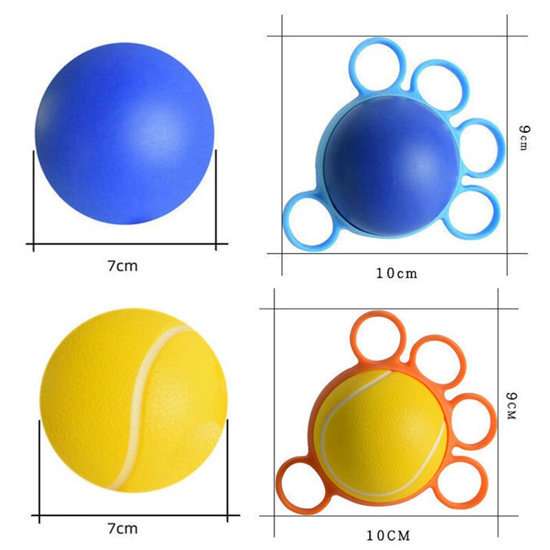 10/25 £ Finger Griff-Ball Massage Rehabilitation Ausbildung Ältere ÜSpund Ball Hand Finger Festigkeit Kreis Griff Gerät