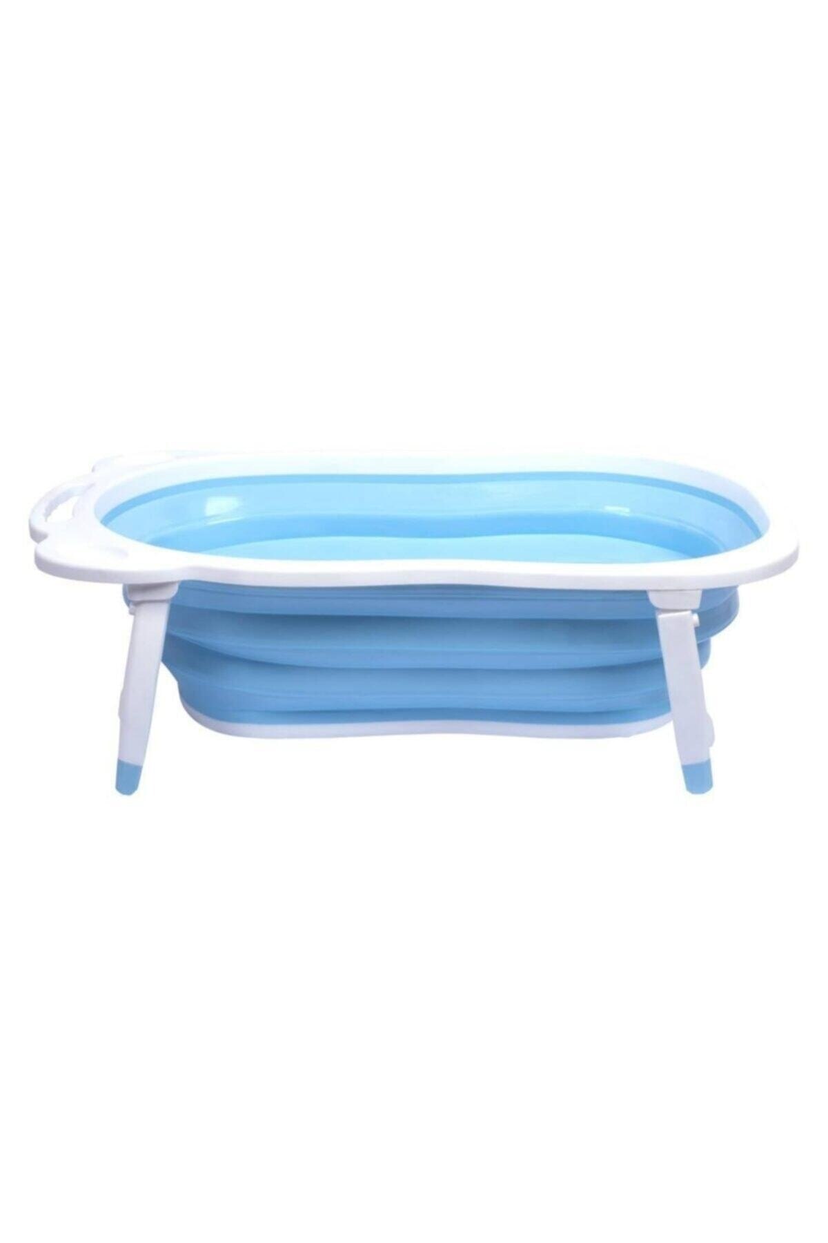 Baby Blue Folding Portable Occupy Bath Tub