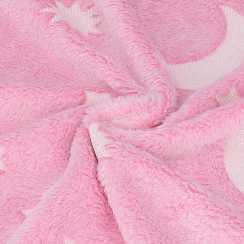 Rzuć koc piękny księżyc wzór gwiazdy niesamowity prezent koc fluorescencyjny dla dzieci nastolatki chłopcy dziewczęta