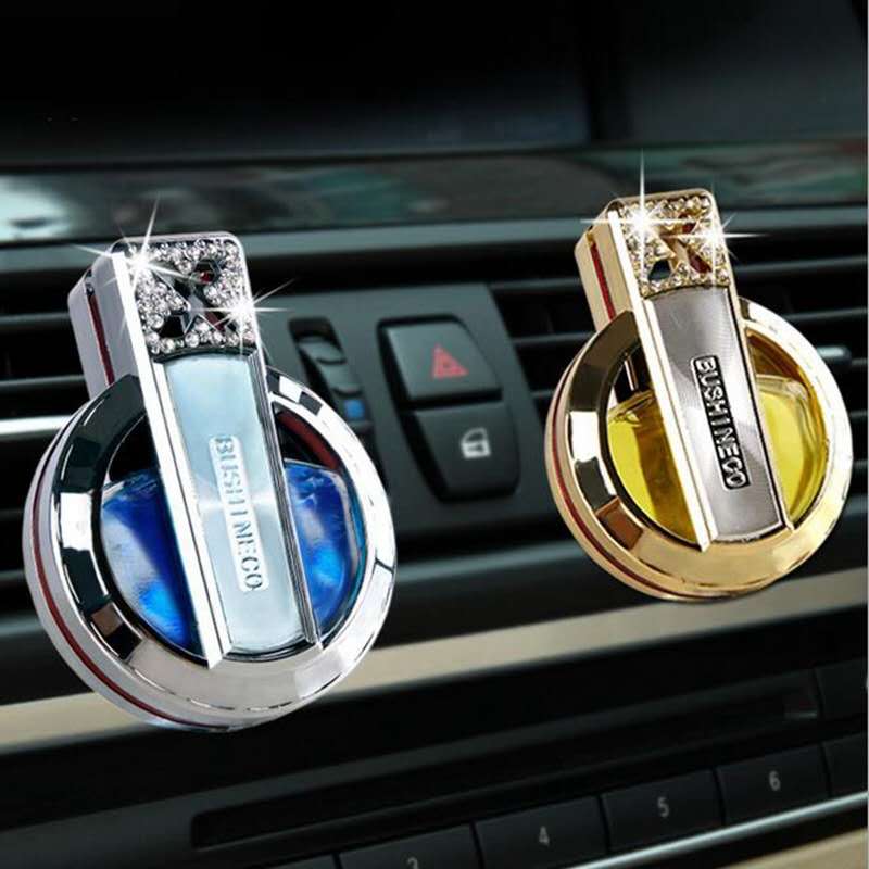car Air Conditioner Perfume Clip Car Perfume Holder air fresh with Diamond 4 Fragrances car accessories for girls