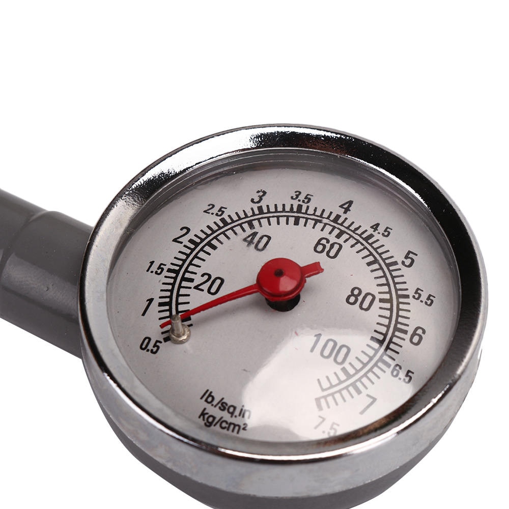 Professionele Bandenspanningsmeter Air Meting PSI/BAR Release Knop Auto