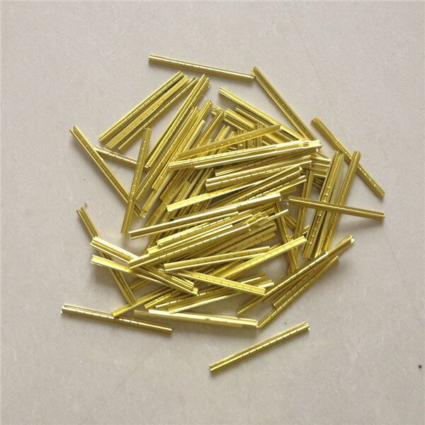 5 unidades/lote de herramientas de cerrajero de lámina de 0,05mm y 0,06mm,: Dorado