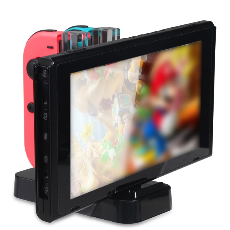Switch controller oplader voor nintendo switch joy-cons oplaadstation met 4 oplaadstations + led-indicatie