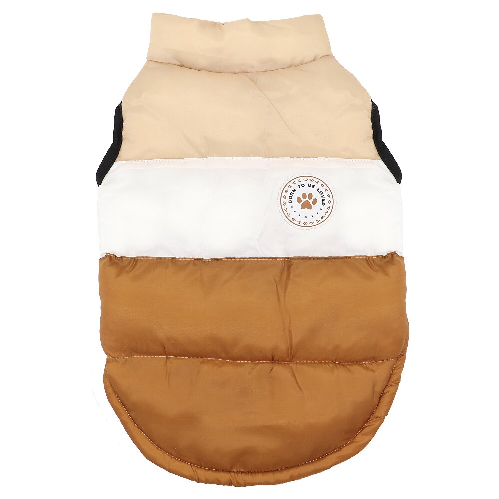 Vinter hundetøj vest små store hunde jakke frakke varmt kæledyr tøj outfit chihuahua mops fransk bulldog tøj veste: Kaffe / S