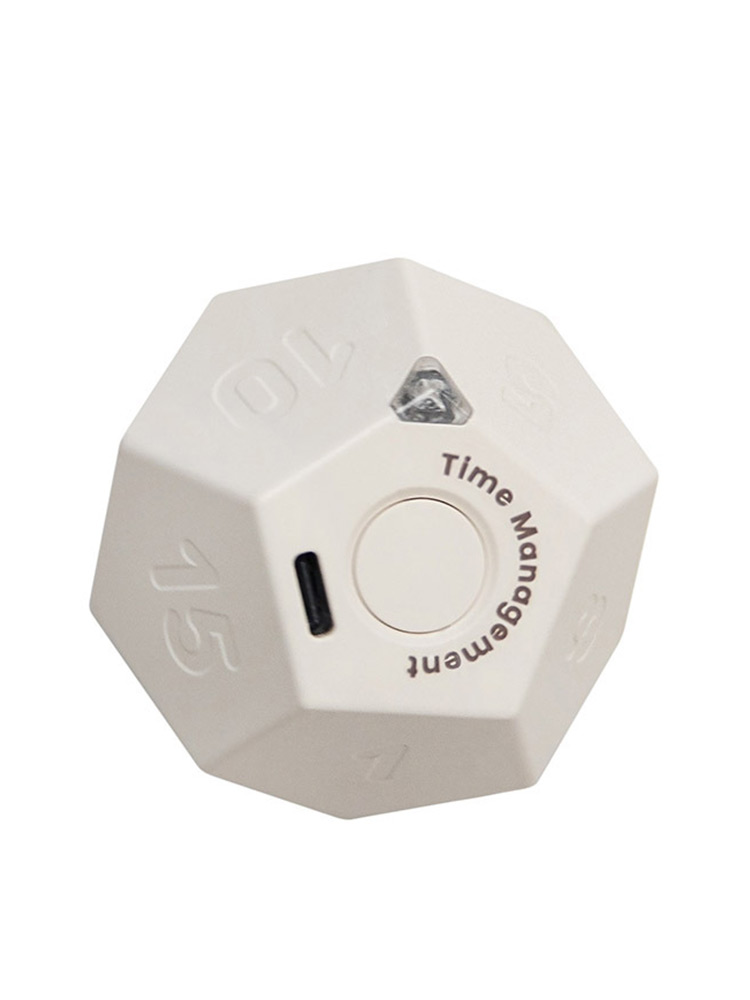 Digitale 12-zijdige timer, zelfdiscipline-timer, tijdherinnering voor het leren van studenten, tijdmanager: green