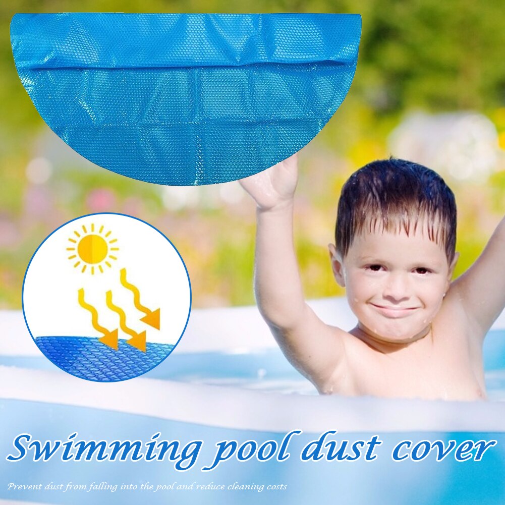 Heart Pattern Round Solar Pool Cover 12ft Dia for Inflatable Swimming Pool with Heart Pattern for Inflatable Swimming Pool