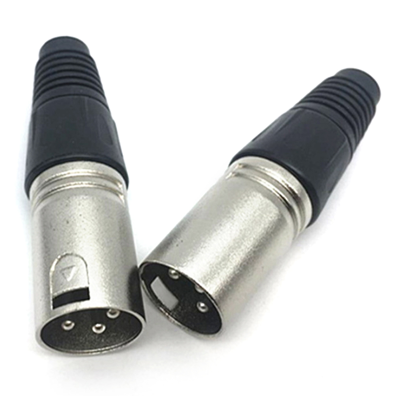 Male & Female 3-Pin 4-Pin 5-Pin XLR Microphone Audio Cable Plug Connectors Cannon Cable Terminals