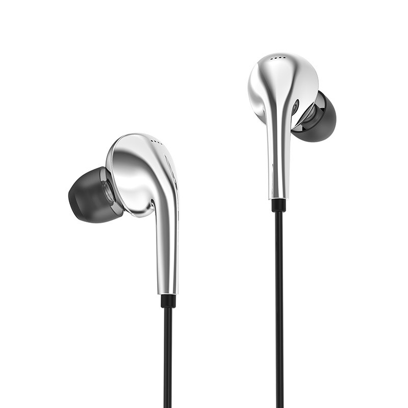 Blon BL-T3 BLT3 Diamant Spiegel Hifi In Ear Oortelefoon 11Mm Composiet Membraan Hoofdtelefoon Noise Cancelling Oordopjes Blon BL-03: Silver no mic