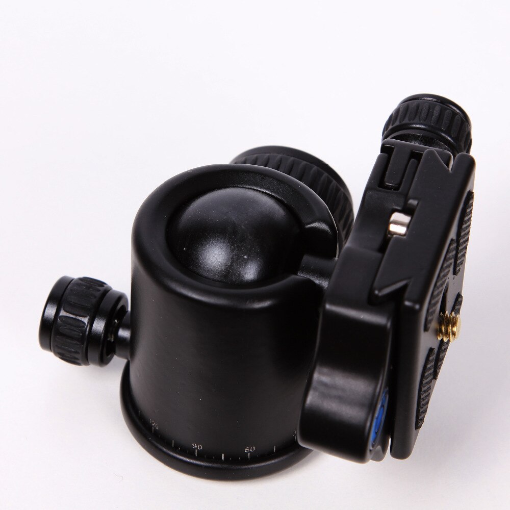 Tripé com cabeça esférica de alumínio, para gorillapod, monopé, tripé de câmera, conveniente para liberar placa