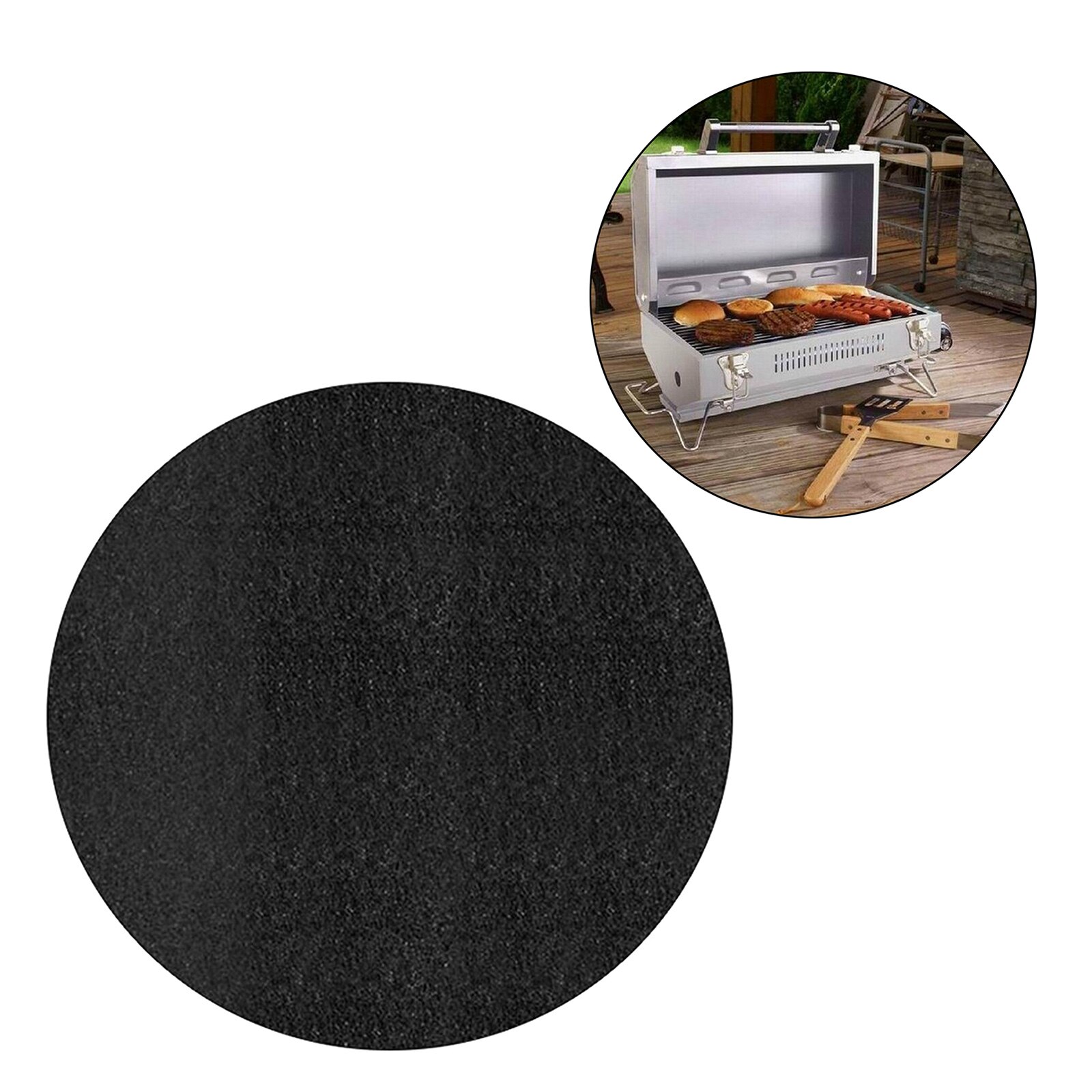 Deck Protector Fire Pit Mat Patio Fire Resistant Pad BBQ Smoker Barbecue Tools: 40 inch