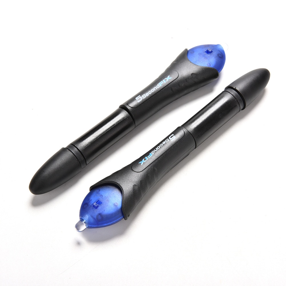 5 Second Quick Fix Liquid Glue Pen Uv Light Repair Tool With Glue Super Powered Liquid Plastic Welding Compound Office Supplies
