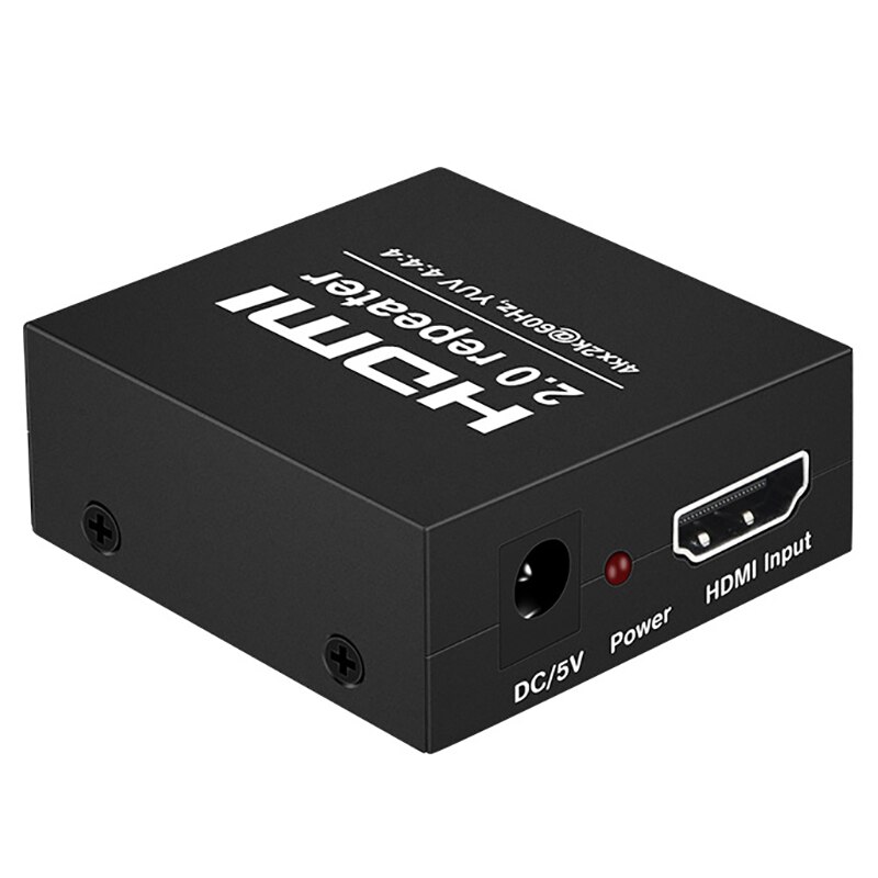 4k x 2k 2.0 hdmi repetidor hdmi extensor 4k 60hz 4:4:4 hdmi cabo adaptador amplificador de sinal impulsionador sobre o sinal hdtv até 25m