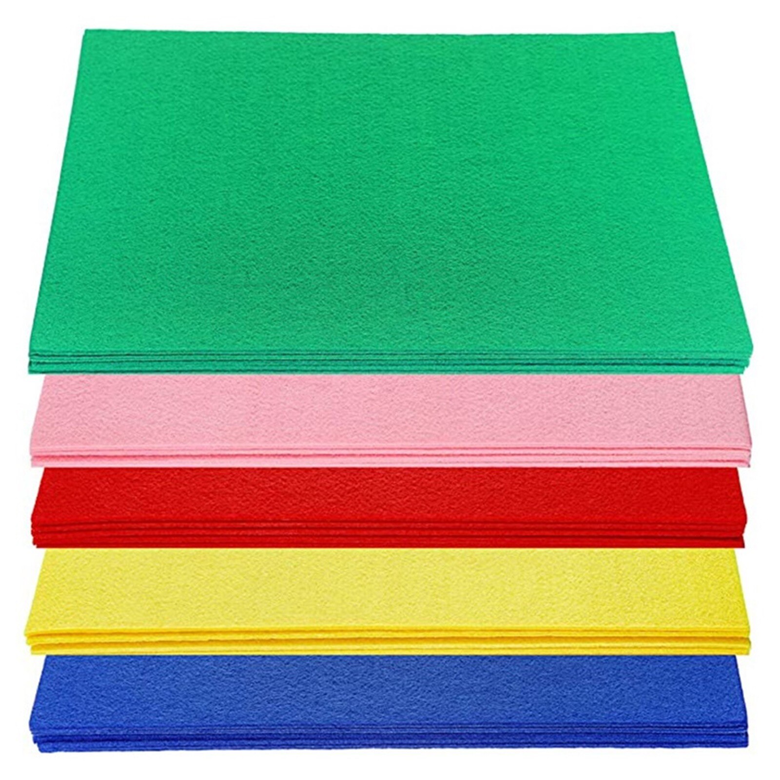 25PCS Nonwoven Felt Fabric Polyester Cloth Felt Fabric DIY Bundle for Sewing Doll Handmade Craft DIY Sewing Dolls Crafts: B