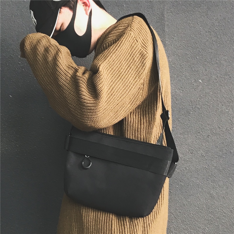 's Casual Messenger Bag Ins Canvas Sports Small Satchel Tide Brand Shoulder Bag Women Postman Bag Lovers Disco Bag