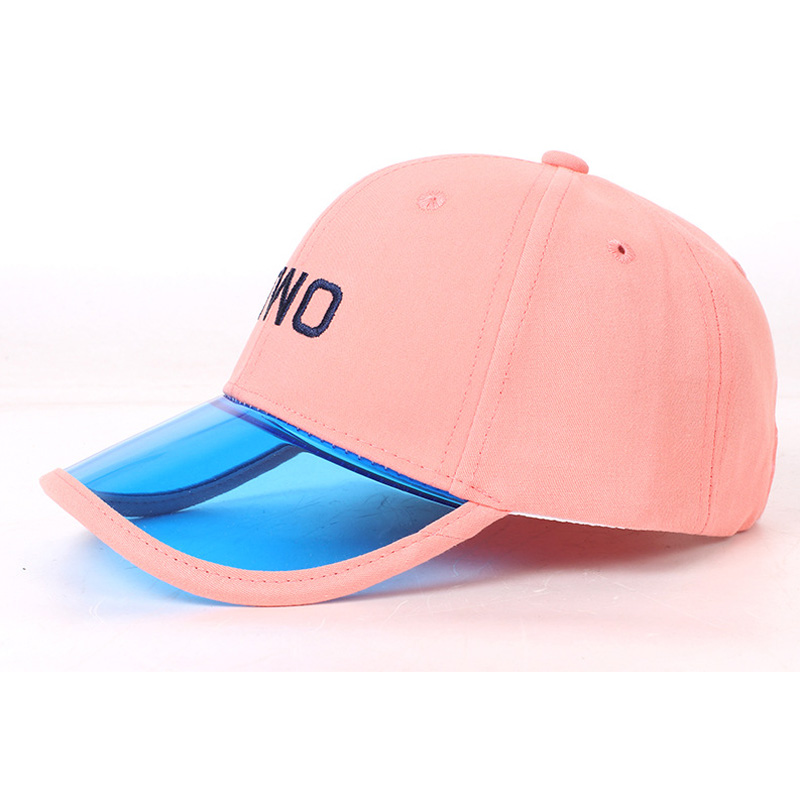 Doitbest Kind Baseball Cap Lente Hip Hop Transparante Rand Zomer Zon Kids Hoeden Jongens Meisjes Caps Snapback Hoed Gorras: TWO pink