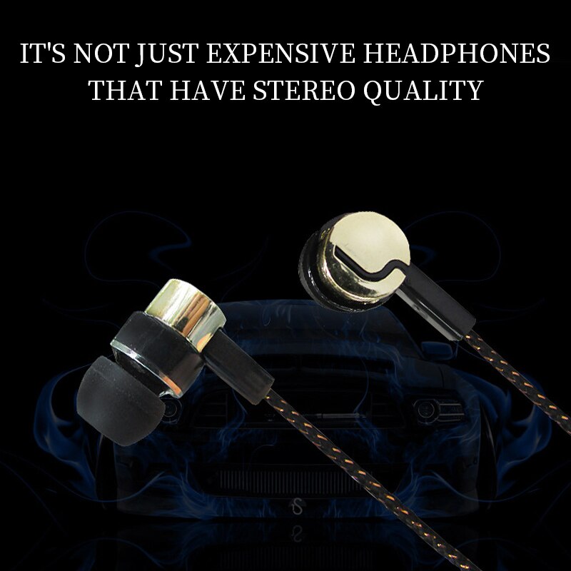 Bedrade Koptelefoon 3.5Mm In-Ear Stereo Oordopjes Ingebouwde Microfoon Mobiele Telefoon Gaming Headset Voor Iphone Voor samsung Xiaomi Huawei