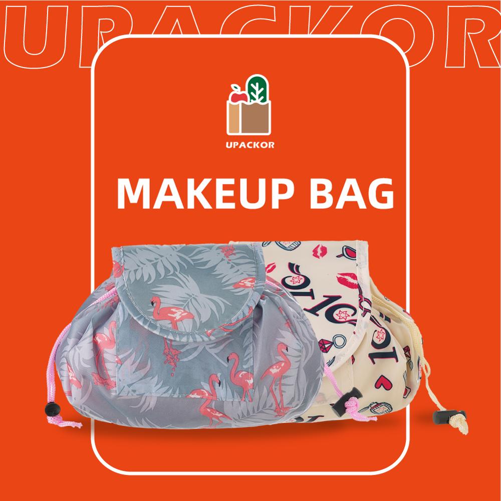 Upackor Tragbare Kosmetik Tasche Frauen String Reise Wasserdichte Lagerung Make-Up Tasche Weiblichen Flamingo Outdoor Kits Toilettenartikel Organisieren