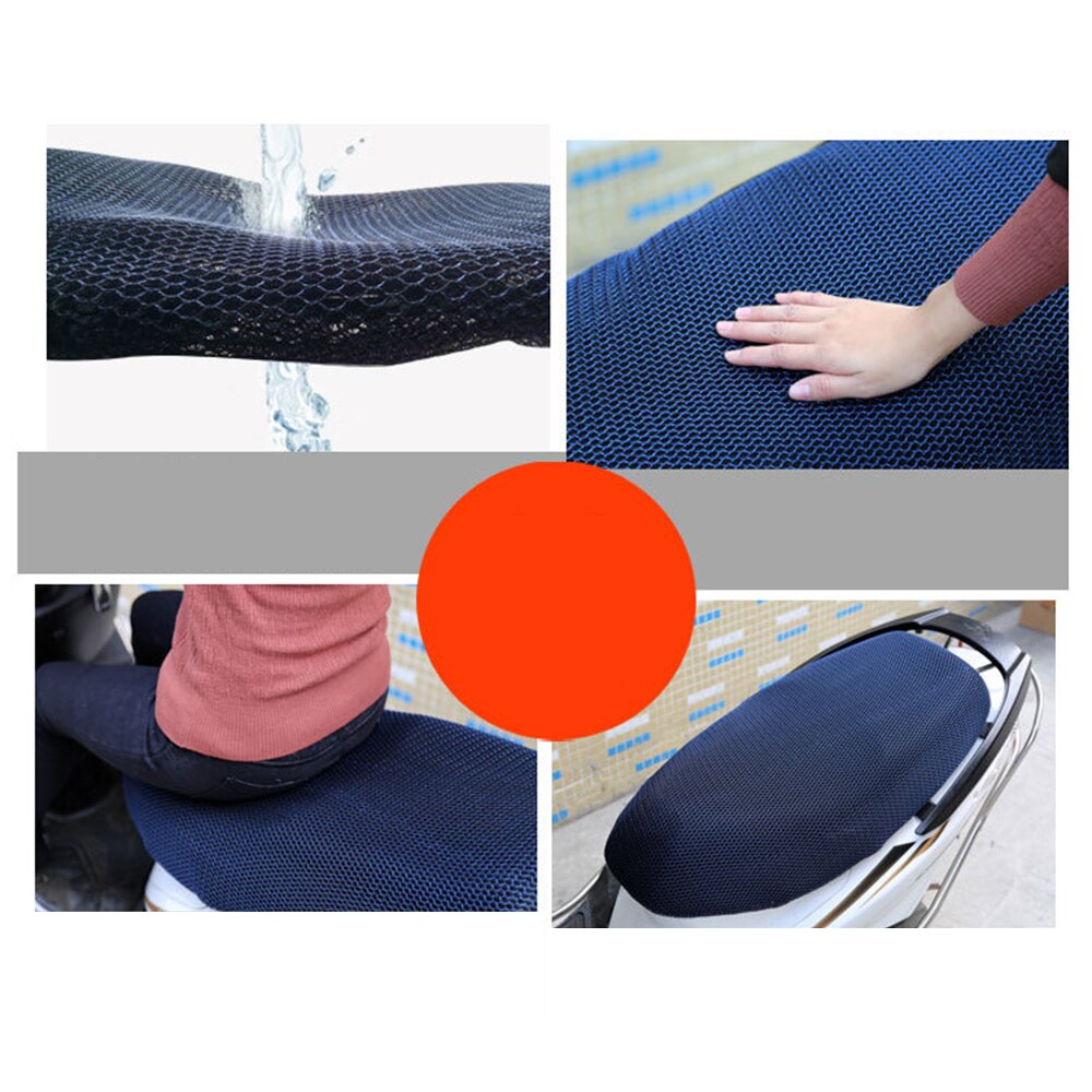 Motorcycle Cushions Universal Motorbike Seats Cover Seat Cycle Flat Saddle Sun Pad Heat Insulation Cushion Protection