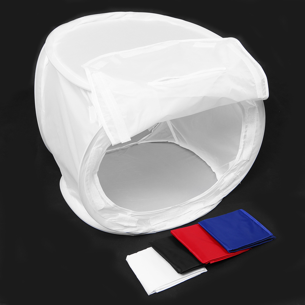 16 x 16 x 16 inch fotostudio-opnametent lichtkubus met 4 kleuren achtergronden