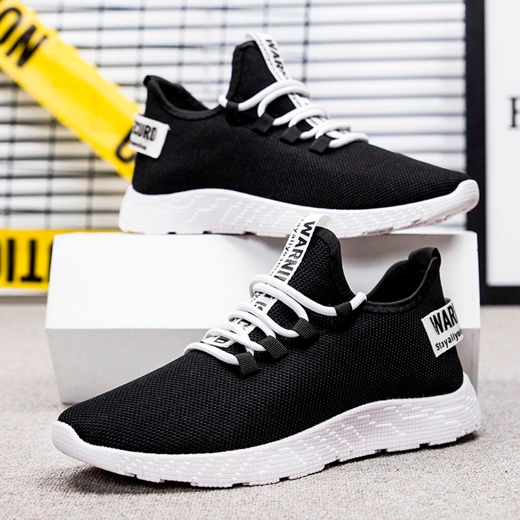 Men's Flying Weaving Running Shoes Men Breathable Shoes Sneakers Tourist Shoes Leisure Outdoor Sports Shoe Sneakers Кроссовки@40
